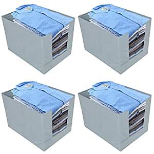 Kuber Industries Non-Woven Shirt Stacker/Clothes Organizer|Solid Color ...