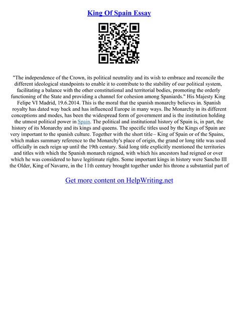 Essays In Spanish | PDF