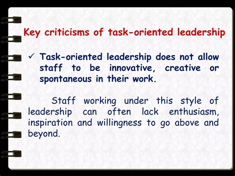 Task-Oriented Leader | PPTX