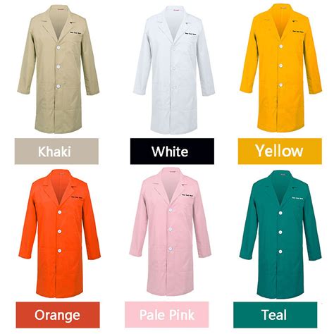 Personalized Customizable Embroidered Men's Lab Coat - Etsy