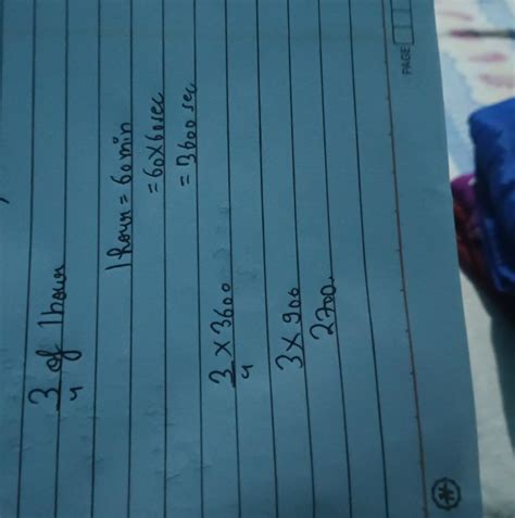 what is 3/4 of 1 hour? - Brainly.in