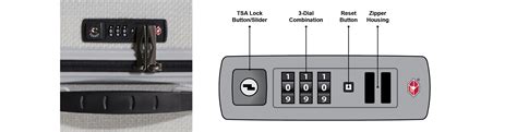 Samsonite TSA Lock Setting 的图像结果