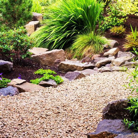 Crushed River Rock Path Crushed Limestone Driveway Pros And Cons