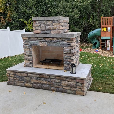 Outdoor Fireplace Building Plans