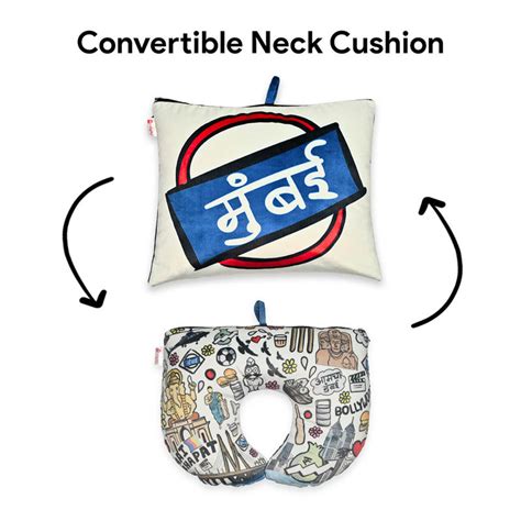 Buy Indigifts 2 In One Convertible Neck Pillow Online