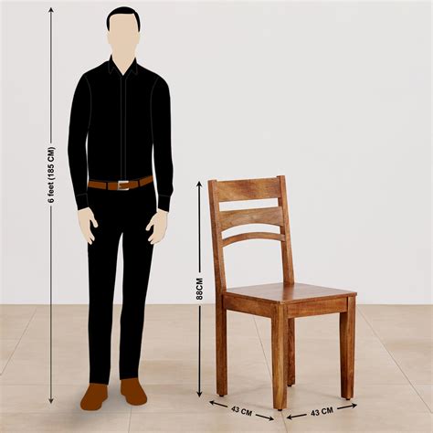 Buy Helios Amora Mango Wood 6-Seater Dining Set with Chairs - Brown ...