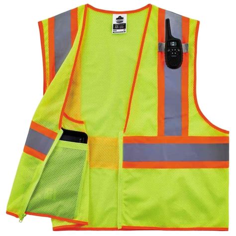 GloWear Green Polyester High Visibility (Ansi Compliant) Enhanced ...