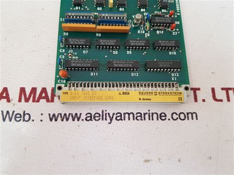 Square D s-is 7861 es input interface card – Aeliya Marine Tech