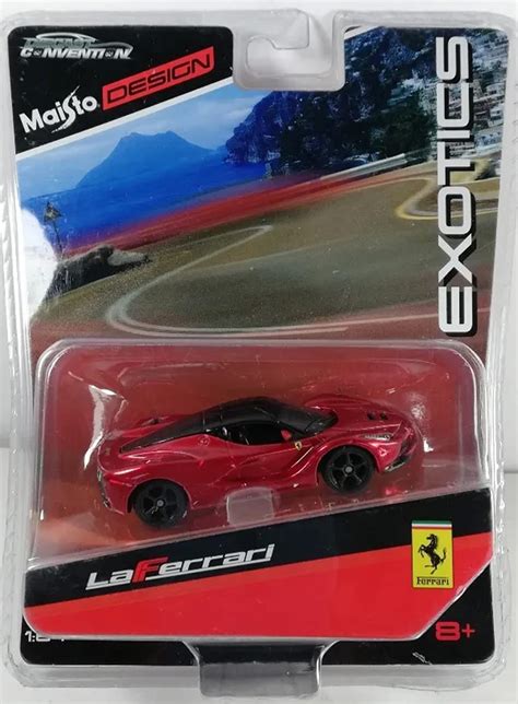Buy HW Cars Maisto Design Exotics Red LaFerrari Ferrari Diecast ...
