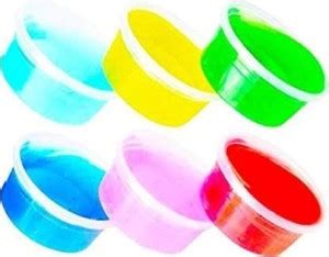 imtion ( Pack of 8 Crystal Clay Slime ) for Kids Playing Clay Slime DIY ...
