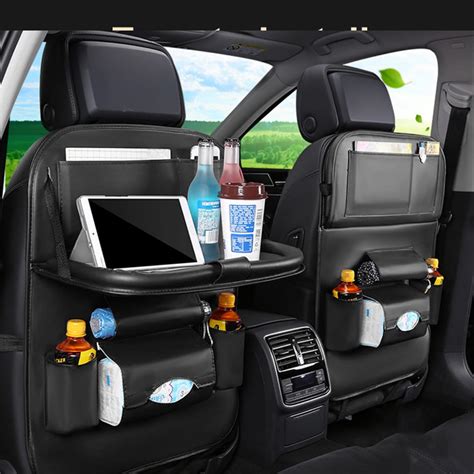 Car Back Seat Organizer With Foldable Table Tray at Antionette Murphy blog