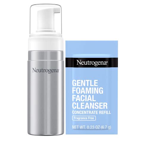 Neutrogena Reusable Gentle Foaming Facial Cleanser, Face Wash Starter ...