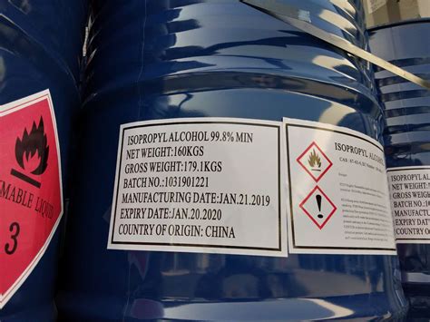 Ipa 90% Isopropyl Alcohol 99 Isopropanol IBC, 51% OFF