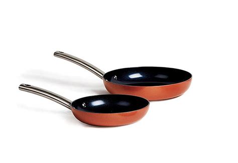 Black Diamond® 2-Piece Fry Pan Set, 8" and 10" - Support Copper Chef