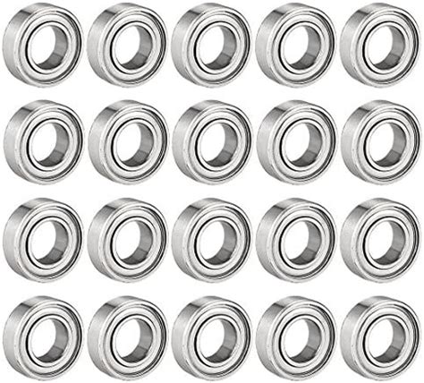 uxcell 688ZZ Deep Groove Ball Bearing Double Shield 688-2Z 2080088, 8mm ...