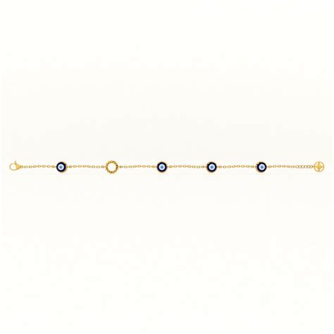 Evil Eye 925 Silver Station Bracelet – PALMONAS