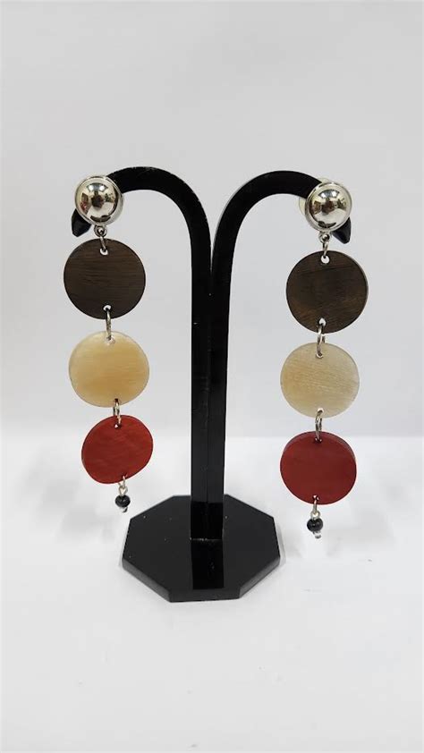 HORN BEAD EARRINGS – dastakaaristore