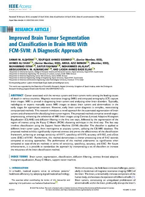 Improved Brain Tumor Segmentation and Classification in Brain MRI With ...