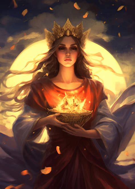 Hestia - Greek Goddess of the Hearth, Home, and Family - Digital ...