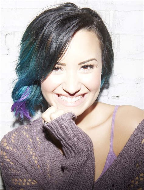 Demi Lovato Releases a Hair Color Extensions Line called Secret Color ...