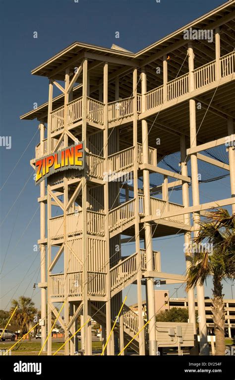 Zipline Myrtle Beach South Carolina USA Stock Photo - Alamy