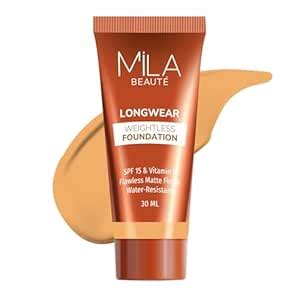 Buy Mila Beauté Longwear Weightless Foundation | Matt Finish With SPF ...