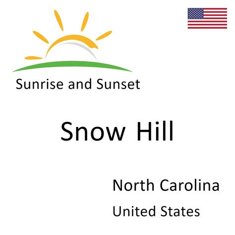 Sunrise and Sunset Times in Snow Hill, North Carolina, United States