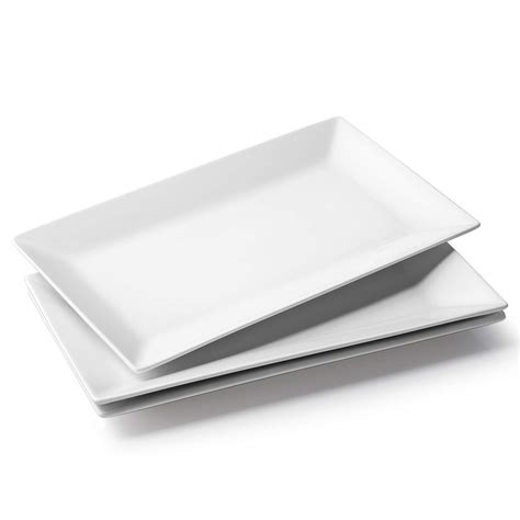 Buy DOWAN 14" Serving Trays, Serving Platters, Ceramic Serving Platters ...
