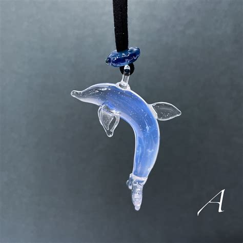 イルカのペンダント A | HASE硝子工房