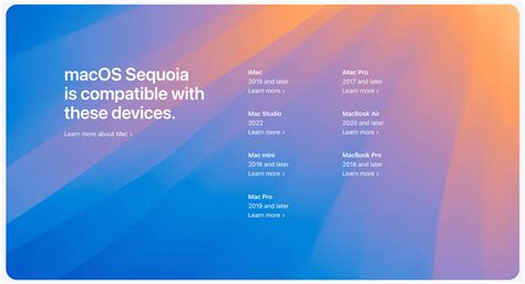 Mac Os Sequoia Compatibility