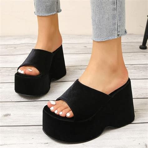 Inc 5 Black Wedges For Casual Wear at GloGlamp