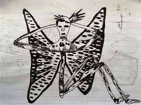 Drawing I did based off Kurt’s artwork : r/grunge