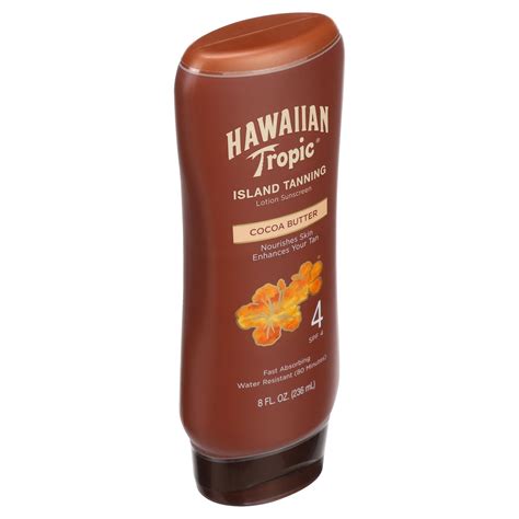 Hawaiian Tropic Dark Tanning with SPF 4 Lotion Sunscreen, 8 oz ...