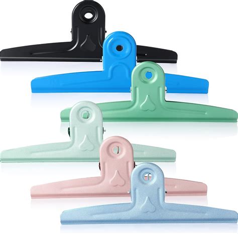 Amazon.com : Tandefio 6 Pcs Extra Large Bull Clips Stainless Steel ...