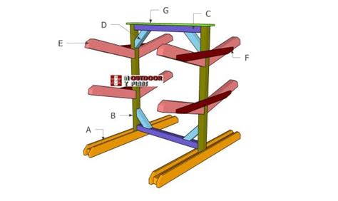 Build a Kayak Rack Plans 的图像结果