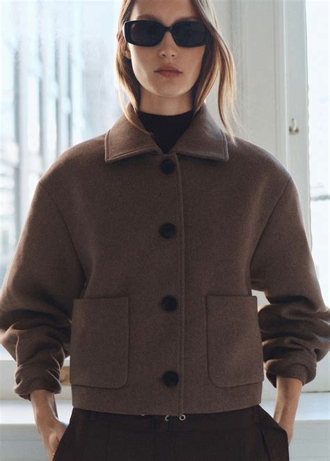 Wool jacket with pockets | MANGO Kosovo