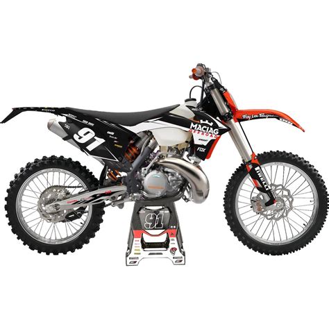 Maciag Offroad Graphic Kit Race 17 KTM EXC 300 12-13 | Maciag Offroad