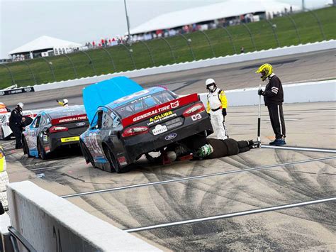 Racecar hauler flips leaving Iowa Speedway (Photos) - Racing News