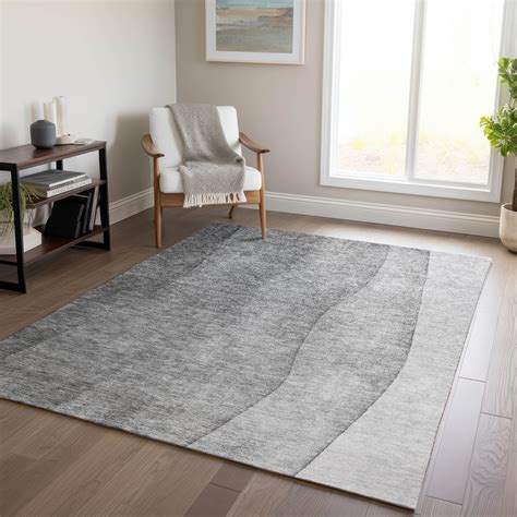 Addison Rugs Chantille Indoor/Outdoor Transitional Ombre Gray Washable ...