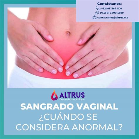 Sangrado vaginal - ALTRUS cancerología