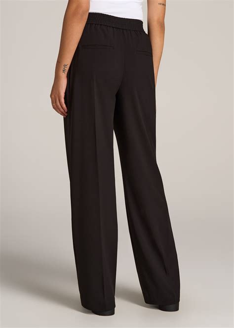 Flat Front Wide Leg Dress Pants for Tall Women | American Tall