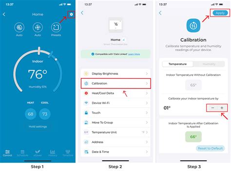 How to calibrate temperature and humidity on Cielo Smart Thermostat Eco ...