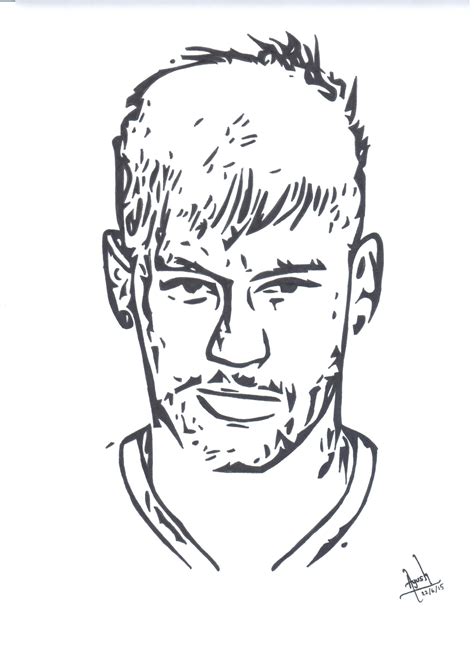 Neymar Drawing at PaintingValley.com | Explore collection of Neymar Drawing
