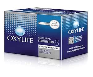 Oxylife Natural Radiance 5 Creme Bleach With Active Oxygen, 9 Gm ...