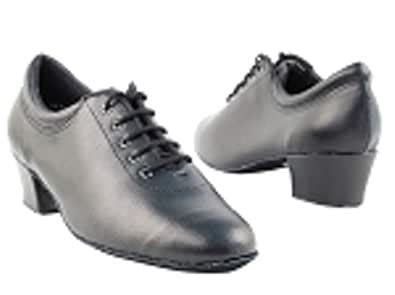 Go Go Dance Shoes Ladies Black Leather Practice Shoe GO5011 in Size 6 ...