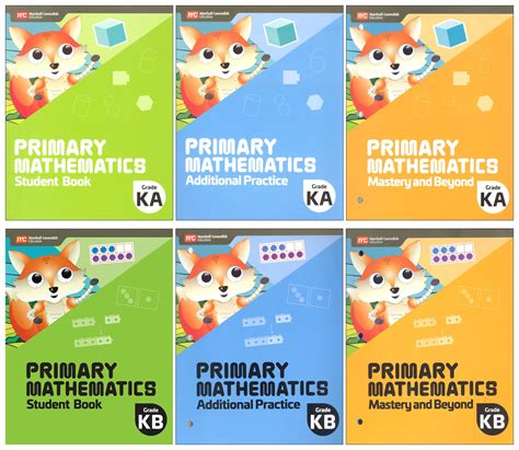 Singapore Primary Math 2022 Edition - Kindergarten (6 Books) - Student ...