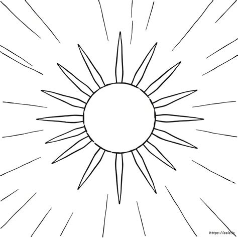 Free Printable Sun Coloring Pages
