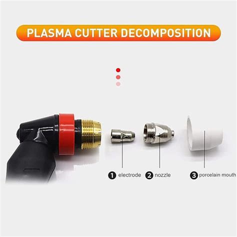 Colorado P80 Plasma Nozzles, 1.5mm Consumable Electrode Cutter Torch ...