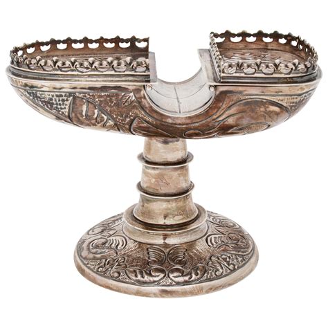 Sanborns Mexican Baroque Style Sterling Silver Salt and Pepper Cellar ...
