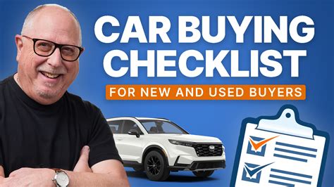 Car Buying Checklist